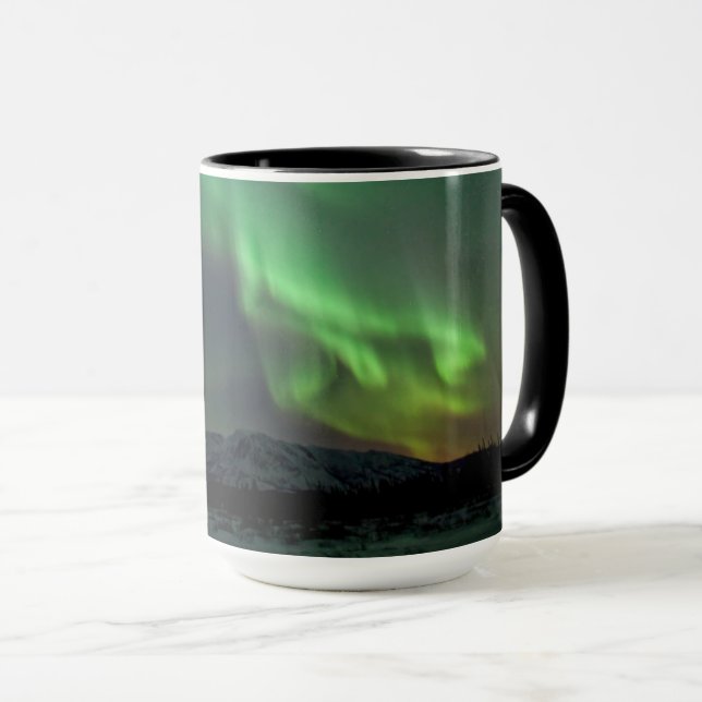 Caneca Luzes do Norte | Whitehorse, Yukon (Frente Esquerda)