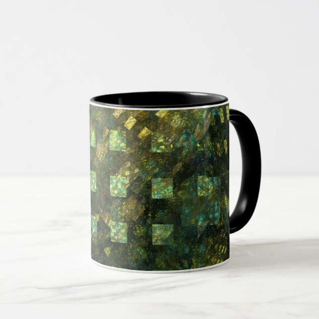 Caneca Luzes na Abstrato da cidade Mug de café (Frente Esquerda)