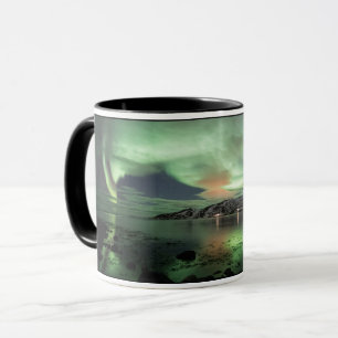 Caneca Luzes Nortes Aurora Borealis