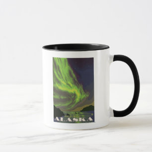 Caneca Luzes nortes e Orcas - Anchorage, Alasca