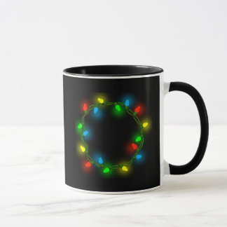 Caneca Luzes redondas de Natal