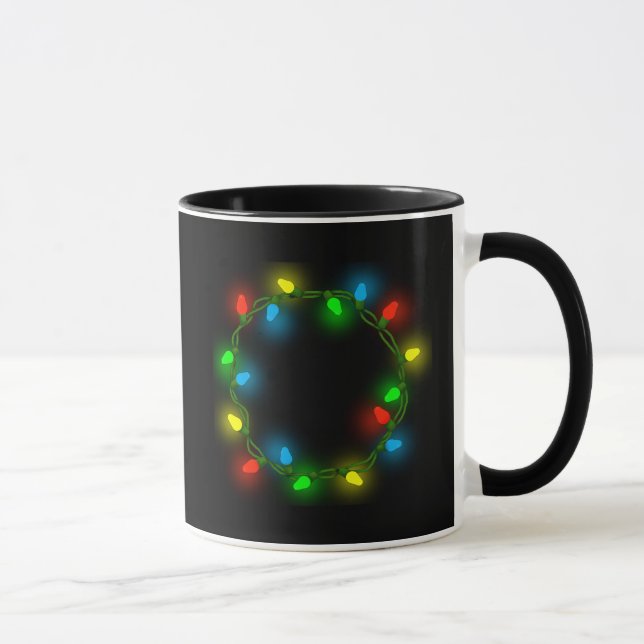 Caneca Luzes redondas de Natal (Direita)