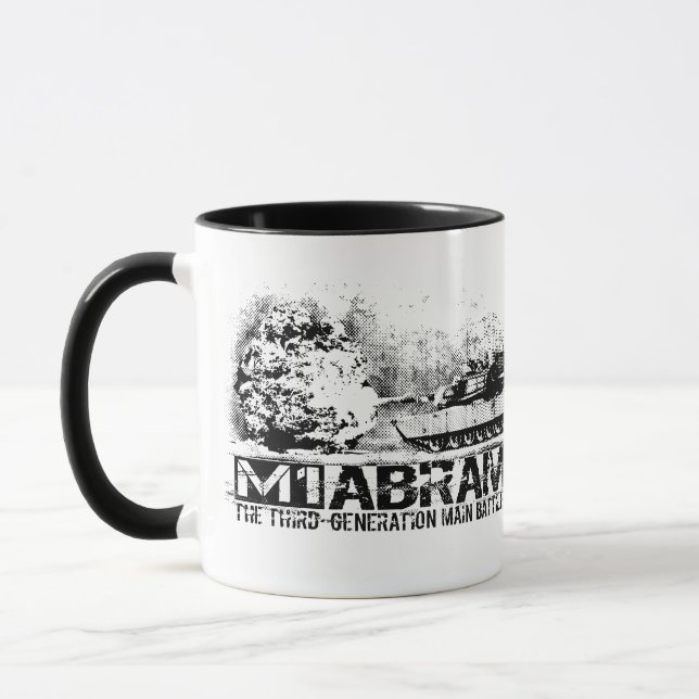 Caneca M1 Abrams Ringer Coffee Mug (Esquerda)
