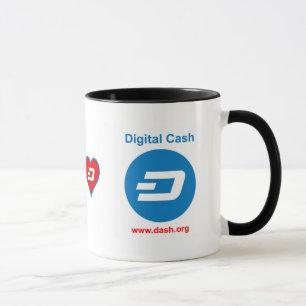Caneca M1 do coração do traço