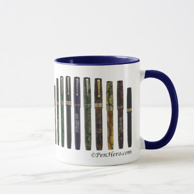 Caneca Mabie Todd Swan Visofil Fountain Caneta Mug (Direita)