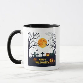 Caneca Maçã de Dia das Bruxas Spooky - Perfeita para Tric