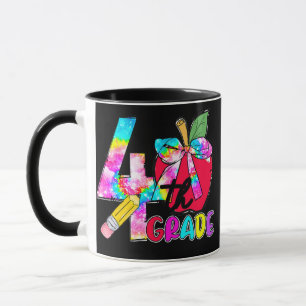 Caneca Maçã Tie Dye Aluno da 4ª Série Professor Volta às