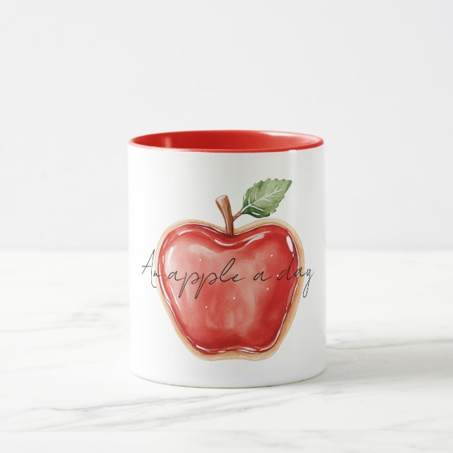 Caneca Maçã Vermelha Por Dia (Centro)