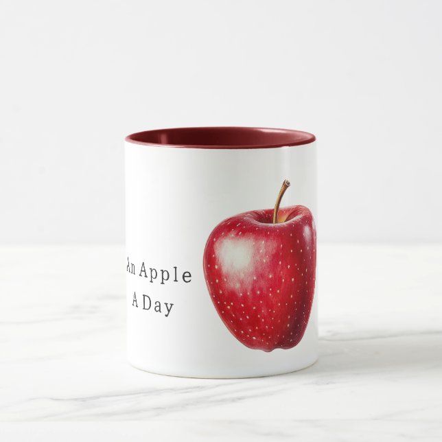 Caneca Maçã Vermelha Por Dia (Centro)