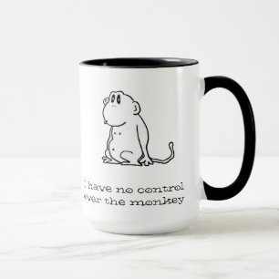 Caneca Macaco Cartoon