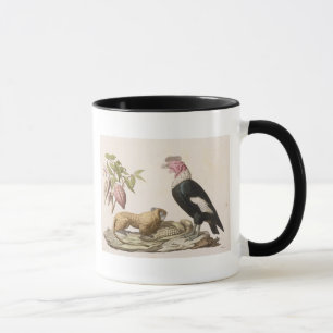 Caneca Macaco e condor de leão, nativos ao Chile ou a