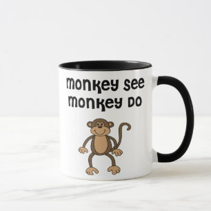Caneca macaco vê Mug