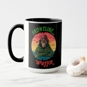 Caneca Macaco Zangado Verde
