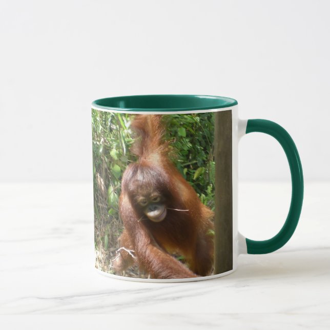 Caneca Macacos Excelentes Salvos do Orangutan (Direita)