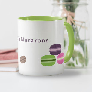 Caneca Macarons Mug Francês