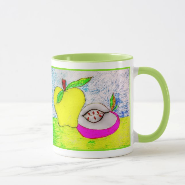 Caneca Maçãs da Pop Art (Direita)