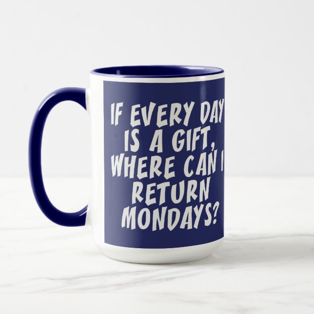 Caneca Maçãs de segunda-feira (Esquerda)