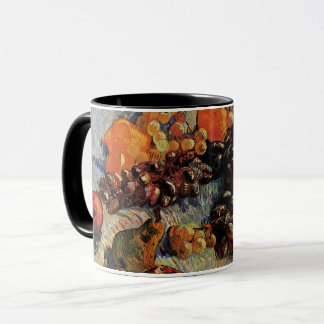 Caneca Maçãs, peras, limões, uvas de Vincent van Gogh (Frente Esquerda)