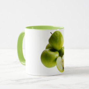 Caneca "Maçãs Verdes" Foto Bela. Comprar Agora