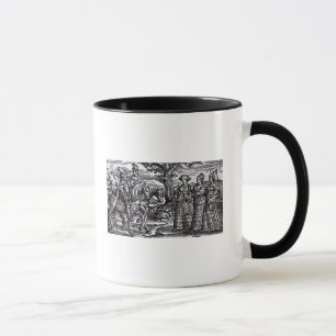 Caneca Macbeth, Banquo e as três bruxas