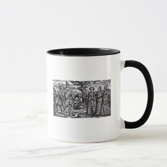 Caneca Macbeth, Banquo e as três bruxas (Direita)
