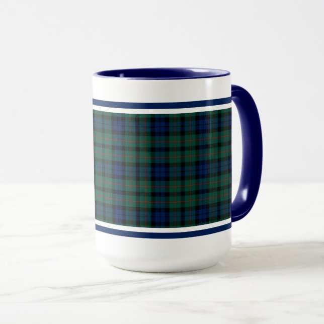 Caneca MacCallum Clan Tartan (Frente Esquerda)
