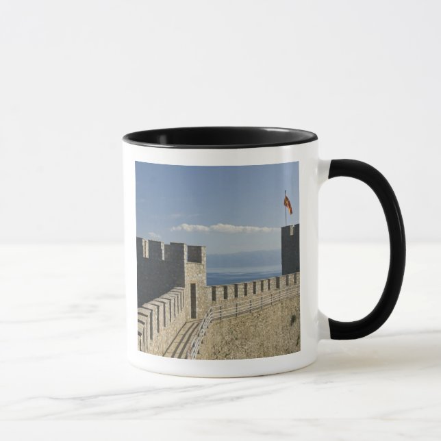 Caneca MACEDÔNIA, Ohrid. Castelo do Czar Samuel - Castelo (Direita)