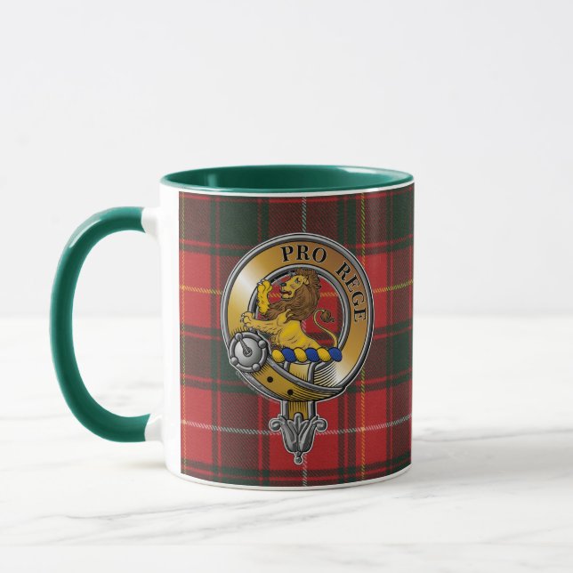 Caneca MacFie Tartan e Crachá (Esquerda)