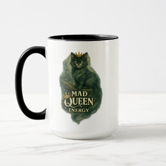 Caneca Mad Queen Energy Cheshire Cat Tee (Esquerda)
