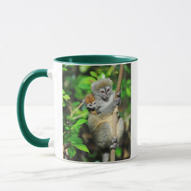 Caneca Madagascar, Andasibe, Ilha dos Lêmures, Mãe (Esquerda)