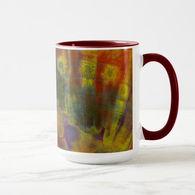Caneca Madeira Petrificada Arco-íris (Direita)