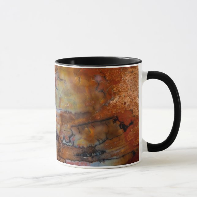 Caneca Madeira Petrificada Marrom (Direita)