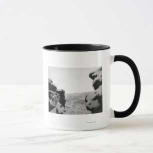 Caneca Madeiras como vistas pela fotografia de rochas bra
