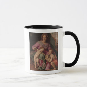 Caneca Madonna & criança com St John o baptista