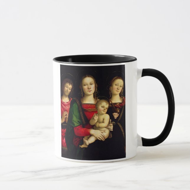 Caneca Madonna e a criança com St John o baptista (Direita)