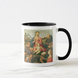 Caneca Madonna e criança com SS. Peter, Jerome e Mary