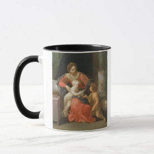 Caneca Madonna e criança com St John o baptista