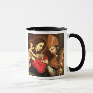 Caneca Madonna e criança com St. Zenobius