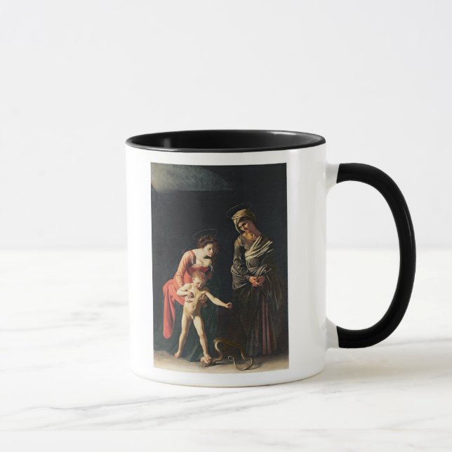 Caneca Madonna e criança com uma serpente, 1605 (Direita)