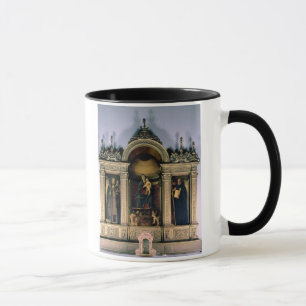 Caneca Madonna e criança e santos (altarpiece do