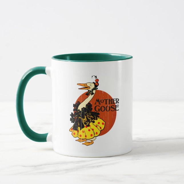 Caneca Madre Goose do livro infantil clássico (Esquerda)