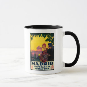 Caneca Madrid no poster do promocional do viagem da