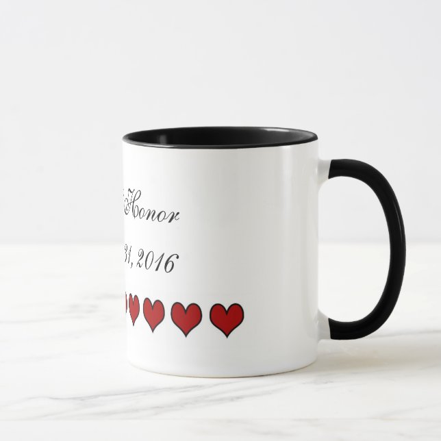 Caneca Madrinha de casamento | que Wedding (Direita)