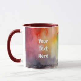 Caneca Madrugada de Água Chuva com Cinza de Guarda-chuvas