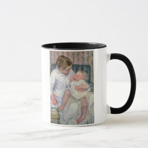Caneca Mãe aproximadamente para lavar sua criança
