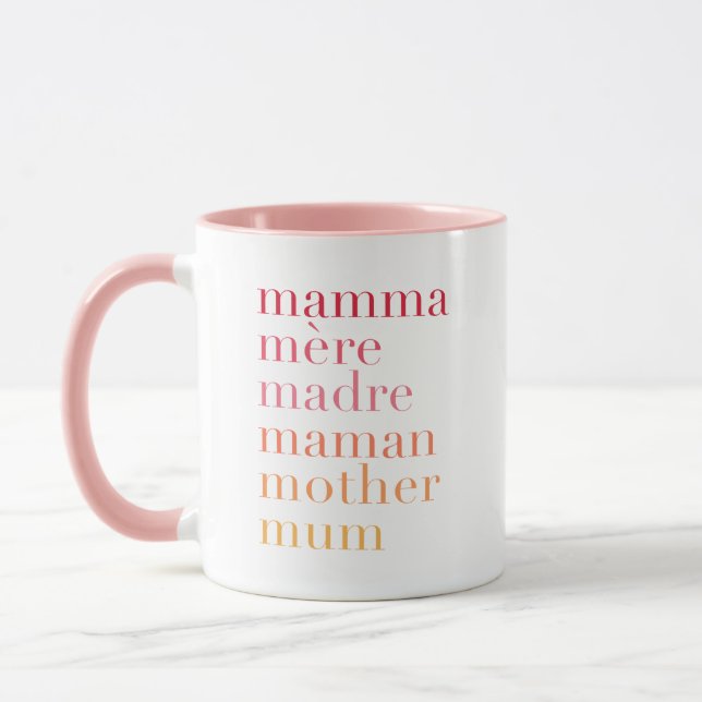 Caneca Mãe Clássica Moderna (Esquerda)