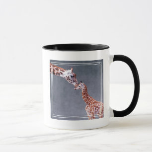 Caneca Mãe das imagens de Getty & girafa do bebê