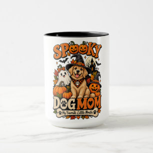 Caneca Mãe de Cachorro Assustador no Halloween Cute Esque