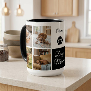 Caneca Mãe de Cachorro Estampa de Pata Oito Fotos Persona