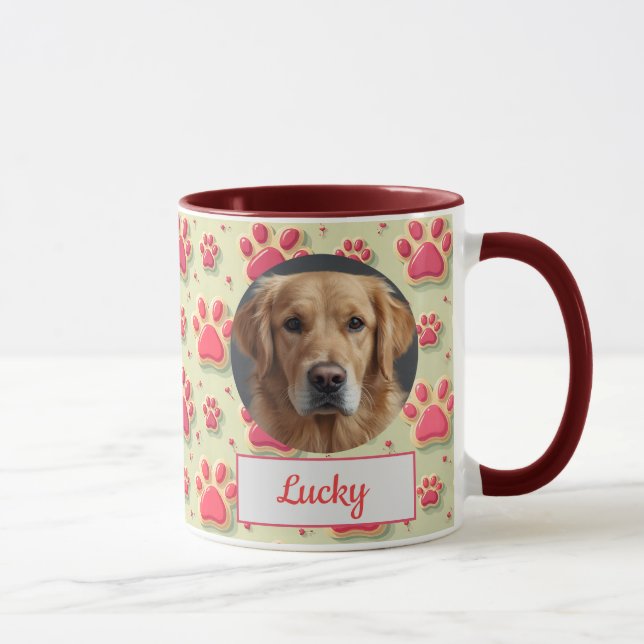 Caneca Mãe de Cachorro Personalizada, Pai de Cachorro, Pr (Direita)